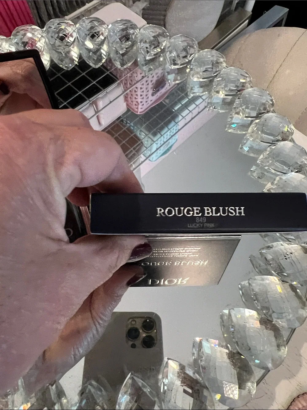 Dior Rouge Blush Powder in lucky Pink-Limited Edition